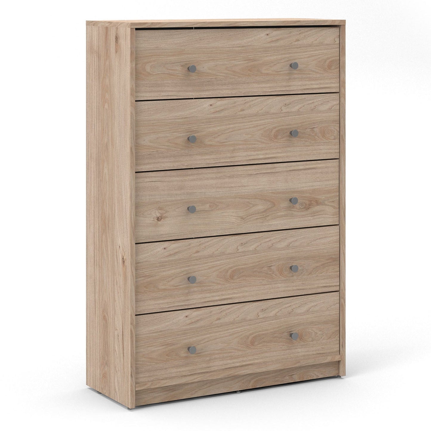 May Chest of 5 Drawers in Jackson Hickory Oak - Oak