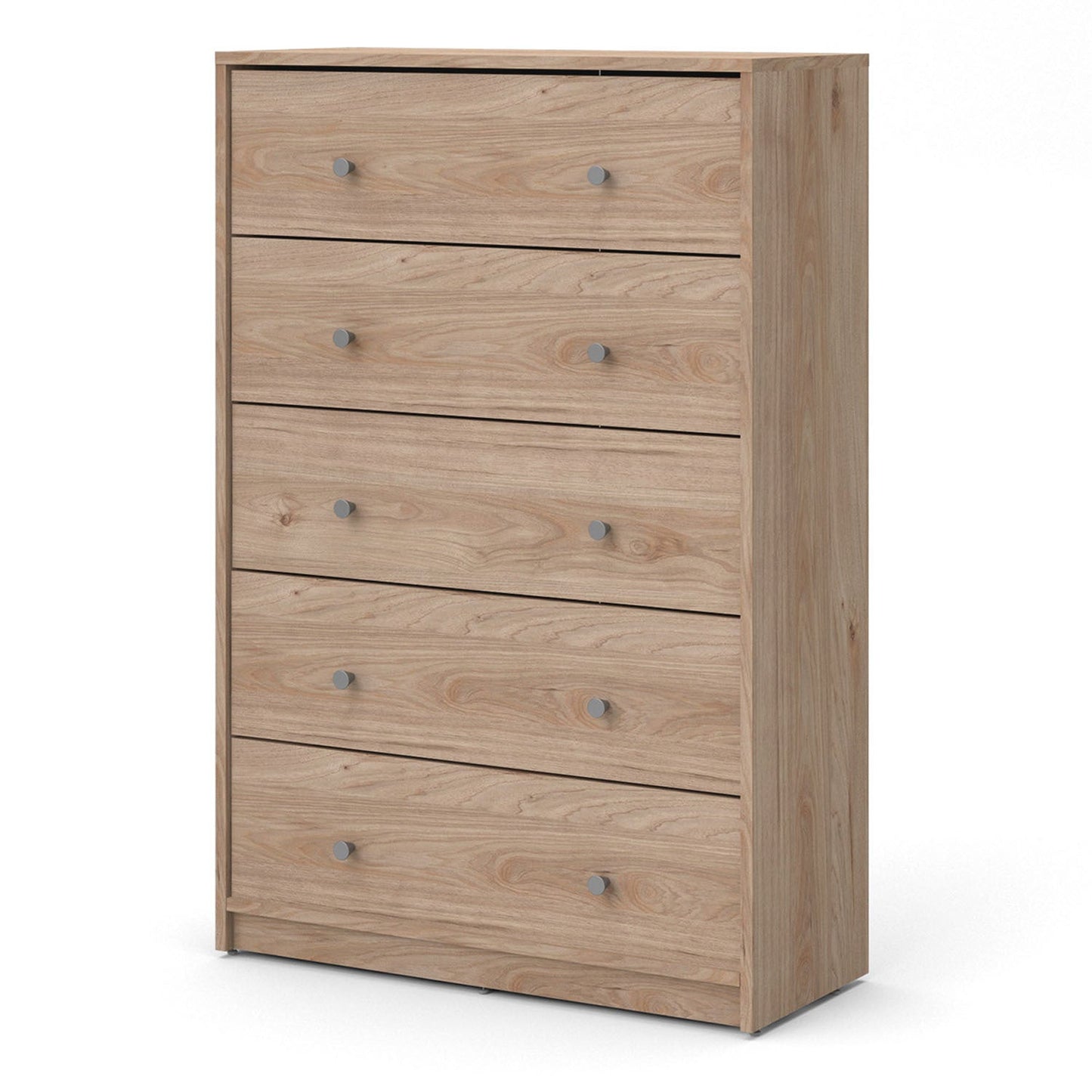 May Chest of 5 Drawers in Jackson Hickory Oak - Oak