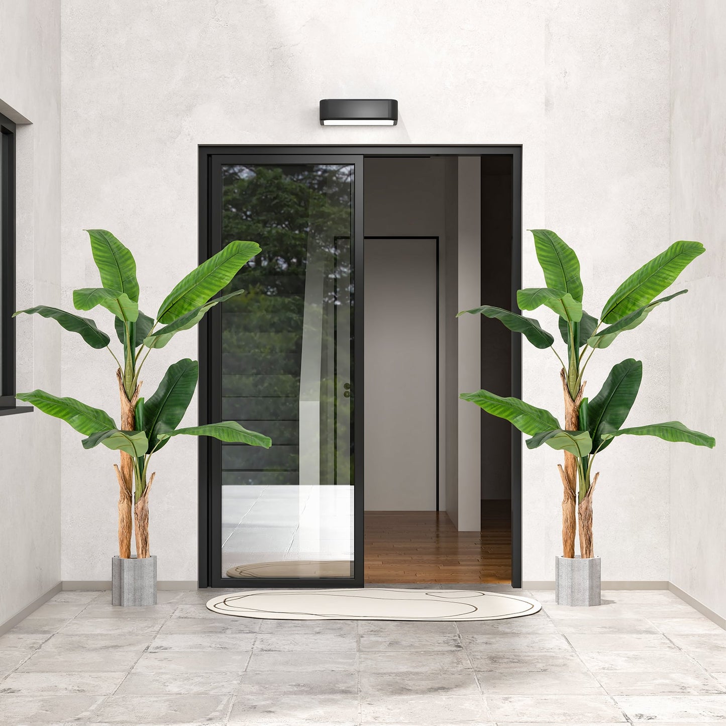 165cm Artificial Fake Banana Tree with 10 Large Leaves