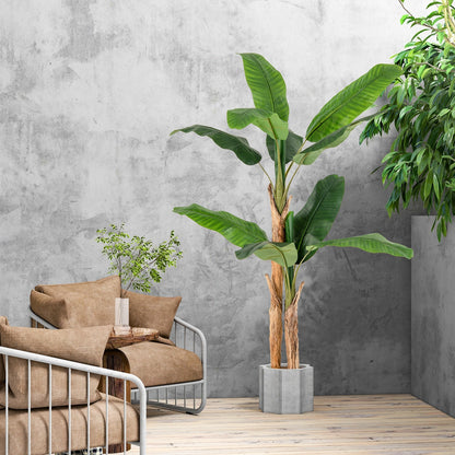 165cm Artificial Fake Banana Tree with 10 Large Leaves