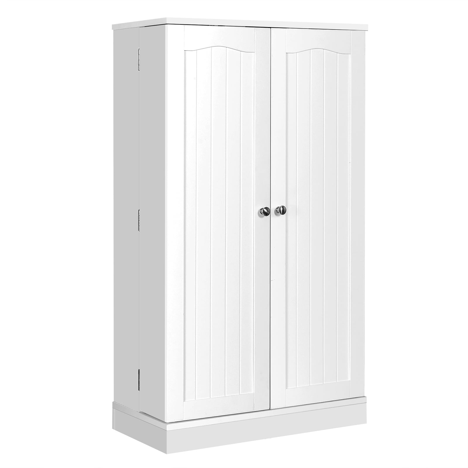 2-Door Pantry Cabinet with 6 Adjustable Shelves-White