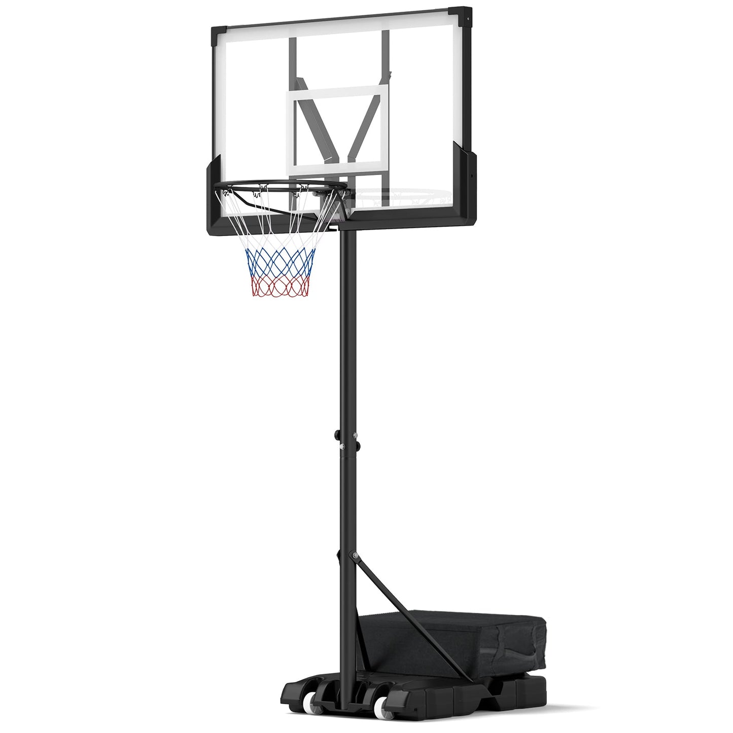 Portable Basketball Hoop Outdoor Basketball Goal System Adjustable for Kids Teens Adults