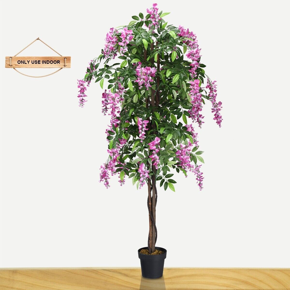 180CM Ficus Artificial Tree for Living Room Office Decor Set of 2