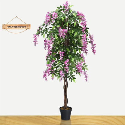 180CM Ficus Artificial Tree for Living Room Office Decor Set of 2