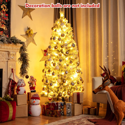 Illuminated Artificial Christmas tree with 140/200 LED lights-6FT