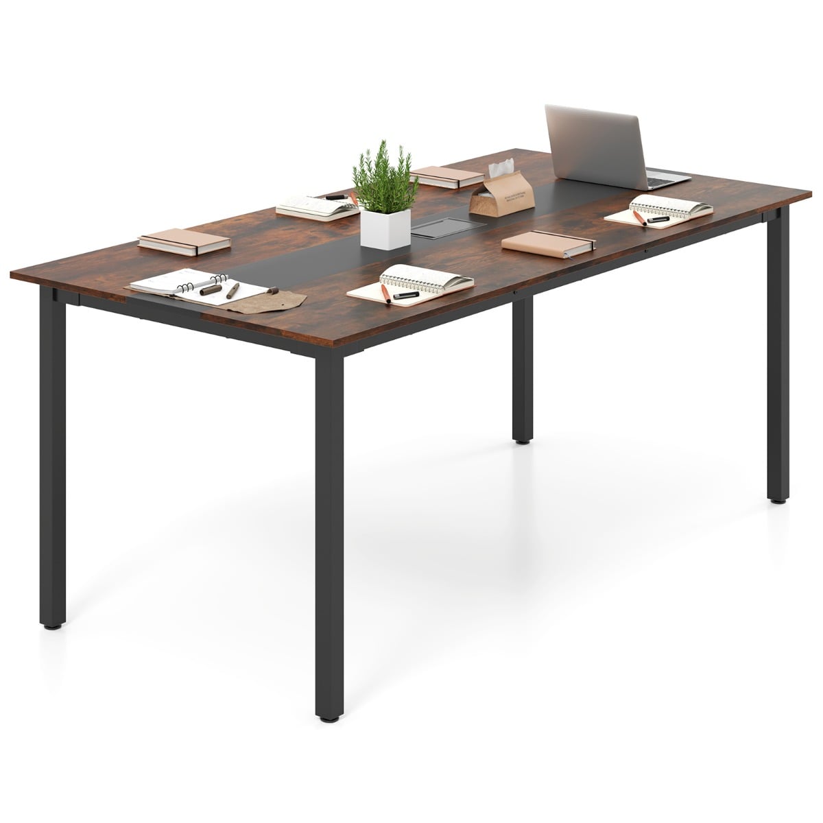 180 CM Conference Room Table with Cable Grommet for Office