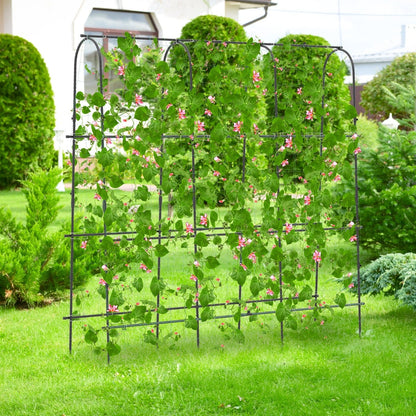 180 x 180 cm U-Shaped Garden Arched Trellis for Climbing Plants