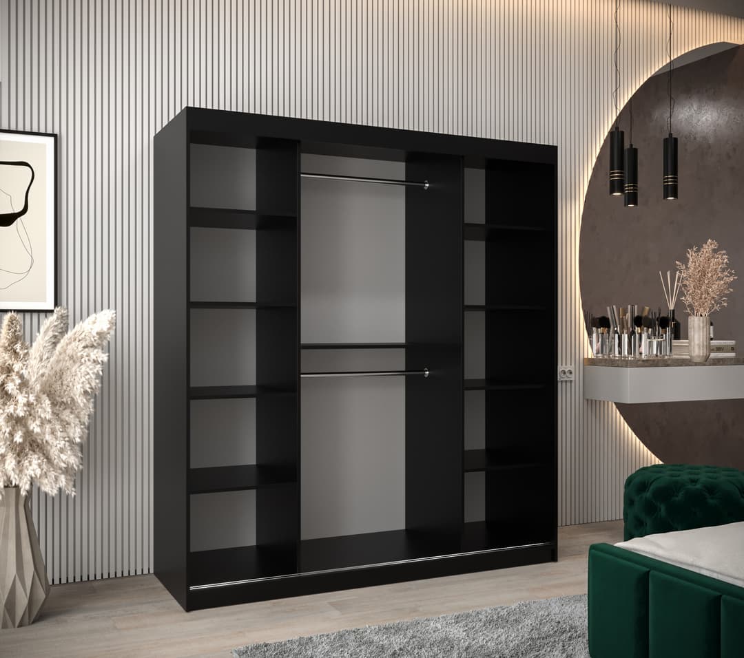 Uppsala V2 Sliding Door Wardrobe 180cm