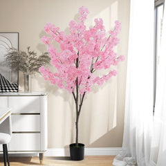 190cm Tall Artificial Cherry Blossom Tree Set of 2