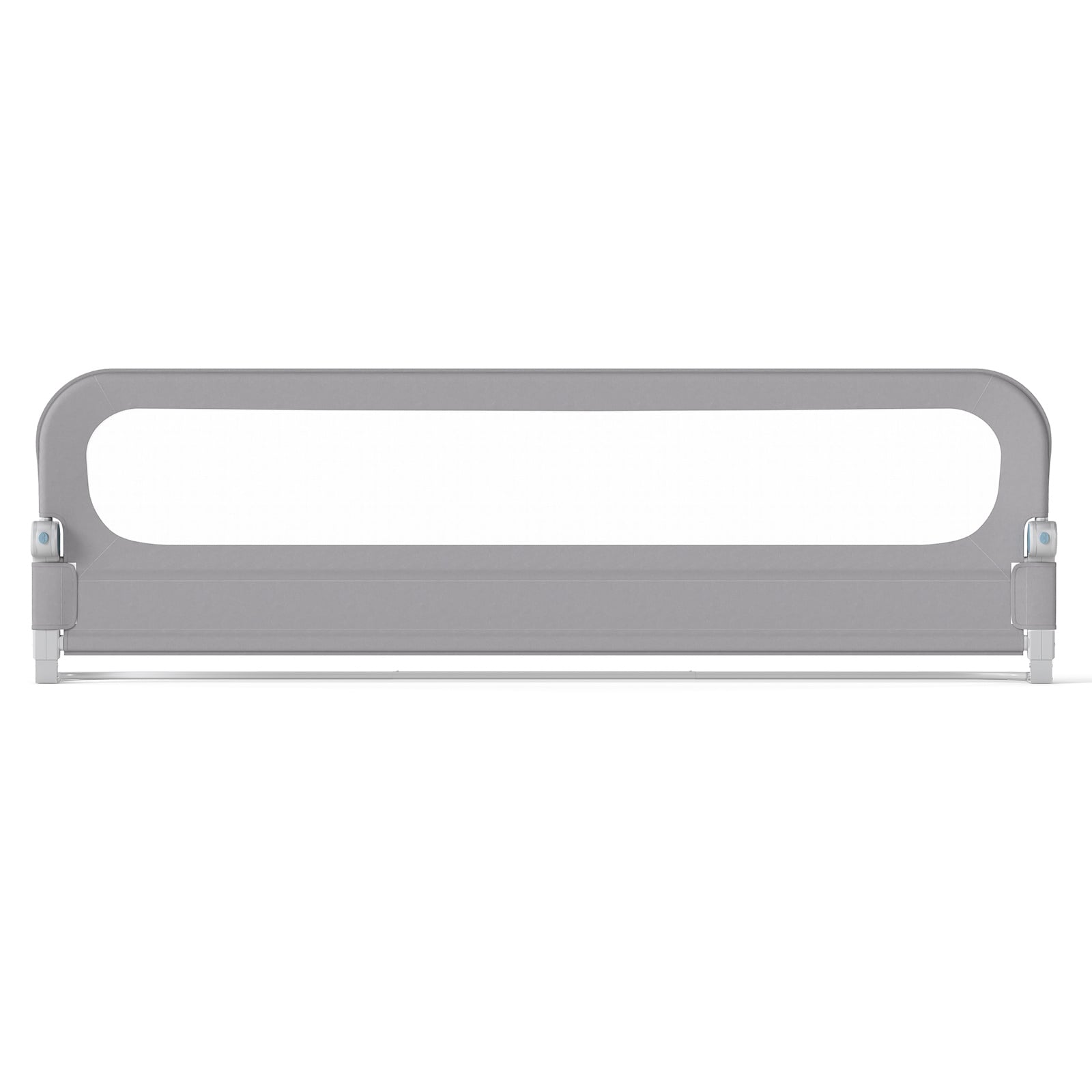 198 cm Long Adjustable Baby Bed Rail Guard with Extra Buckle-Grey