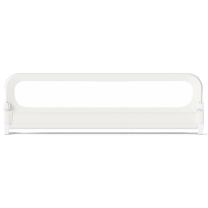 198 cm Long Adjustable Baby Bed Rail Guard with Extra Buckle-White