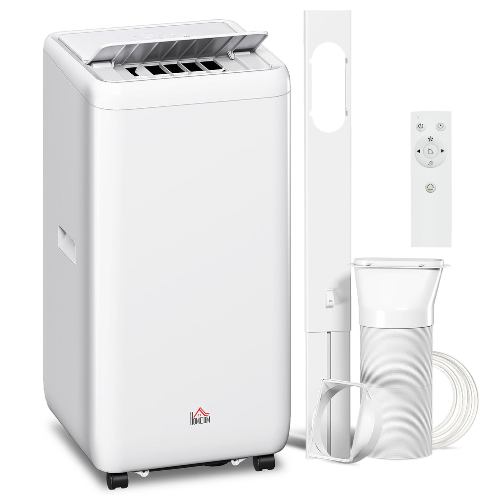 HOMCOM 12,000 BTU 5-in-1 Mobile Air Conditioner, 35m² Radius - White