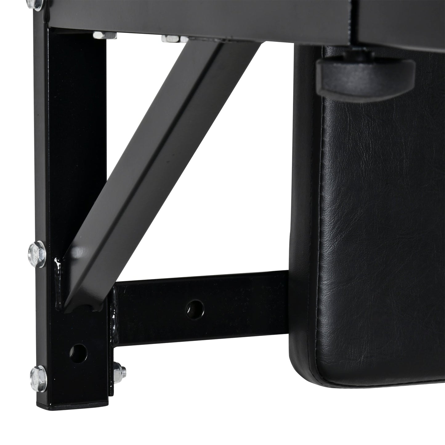 Wall Mounted Dip Station Rack-Black