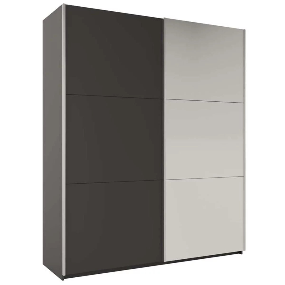 Wokingham Sliding Door Mirror 200cm Wardrobe - Graphite