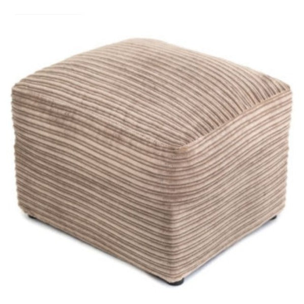 Porto Jumbo Cord Corner Sofa - Black