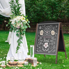 A-Frame Double-Sided Chalkboard  for Office Cafe Teaching-80 x 59 cm