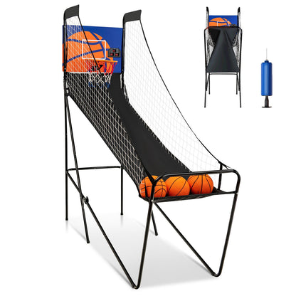 Portable Arcade Basketball Game with Electronic Scorer for Indoor Party