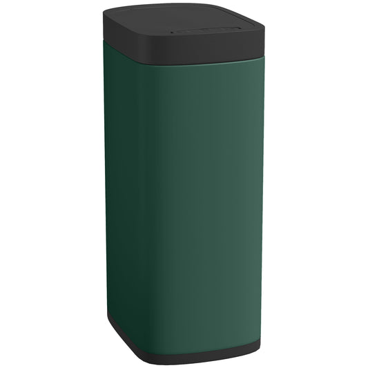 HOMCOM 50L Sensor Bin, Automatic Kitchen Bin, Manual Override, Battery Operated, Inner-Bucket-Free, for Kitchen, Bedroom