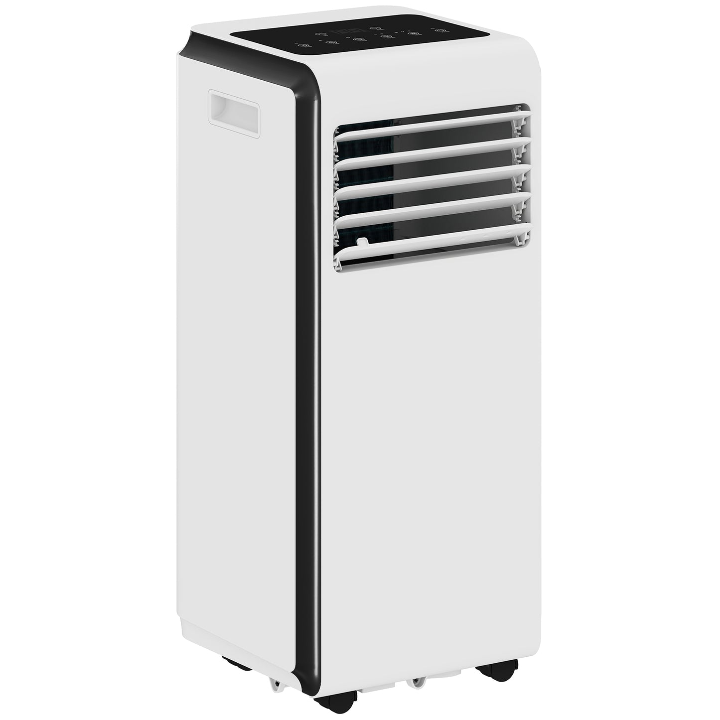 HOMCOM Portable Air Conditioner 9000 BTU, 4-in-1 Air Conditioning Unit with Cooling, Dehumidifier, Fan, Sleep Mode, White