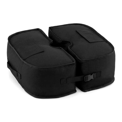 2-Pack 40 kg Umbrella Base Weight Sandbags-Black
