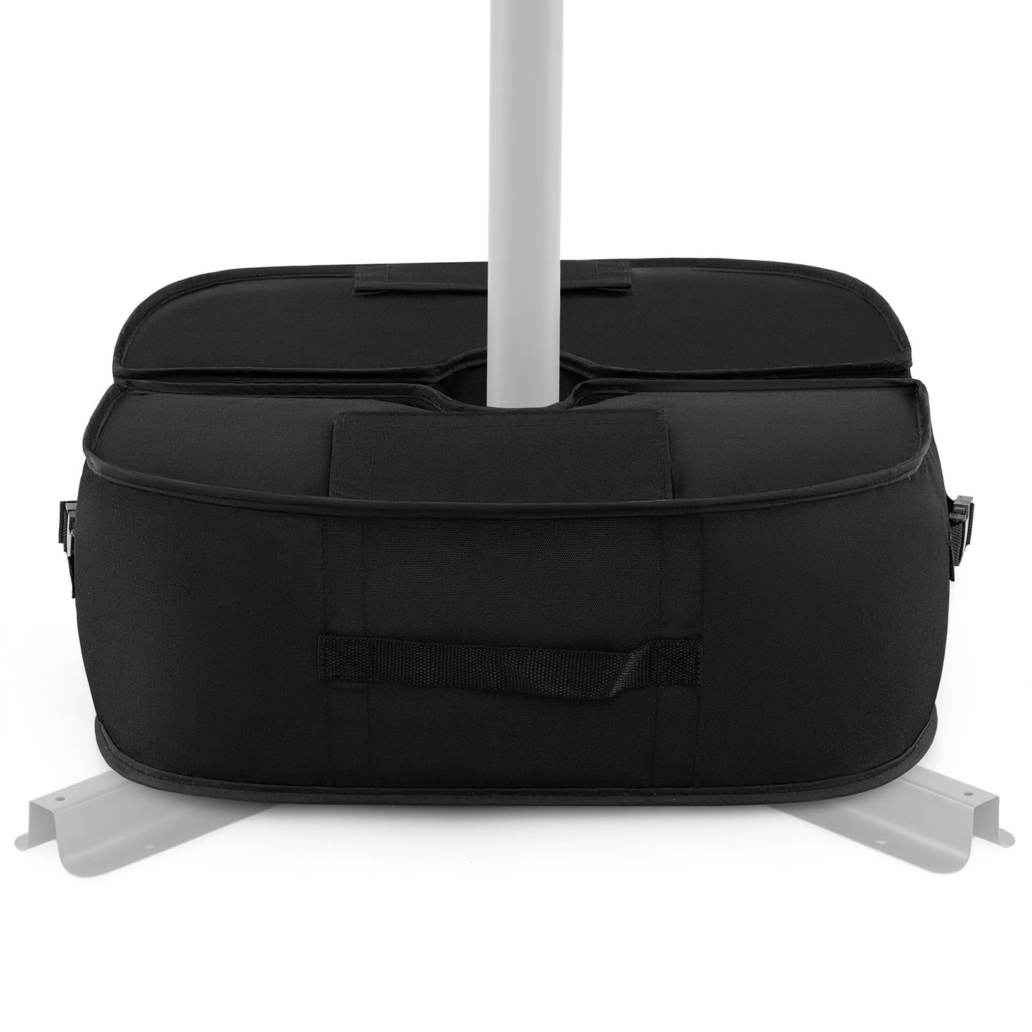 2-Pack 40 kg Umbrella Base Weight Sandbags-Black