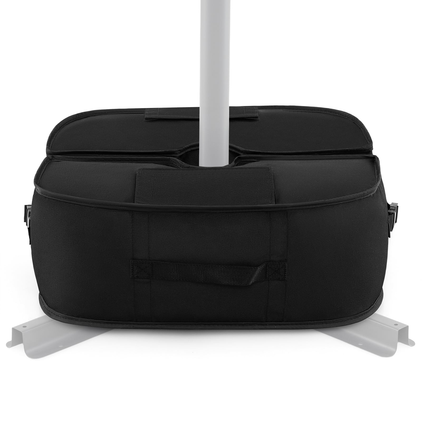 2-Pack 40 kg Umbrella Base Weight Sandbags-Black