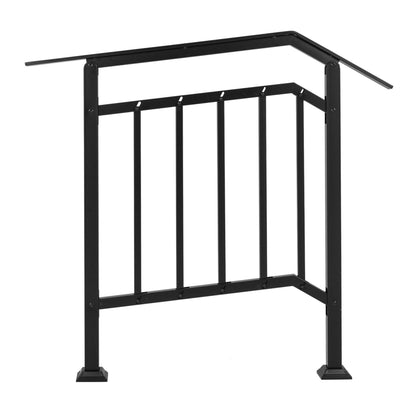 2 Pack Outdoor Handrails for Steps with Adjustable Angle for Concrete