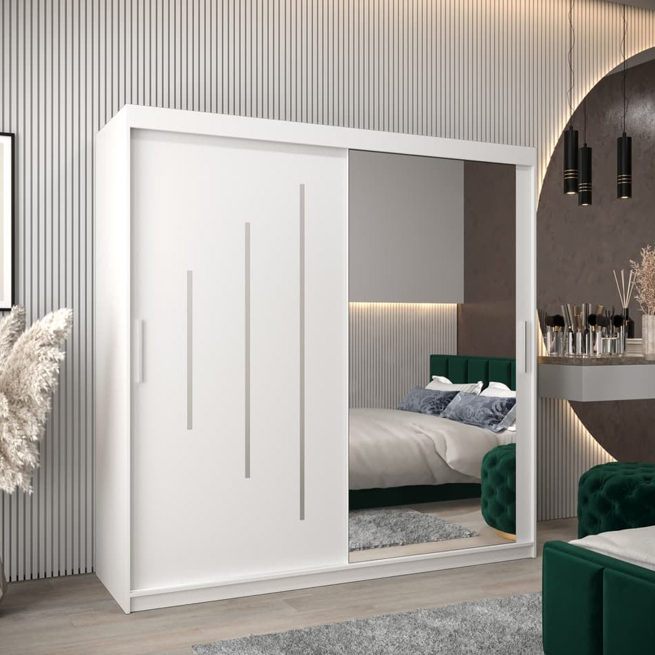 York II Sliding Door Wardrobe 200cm