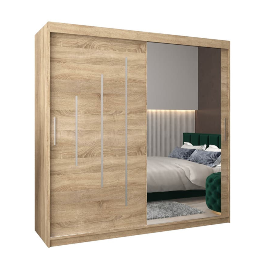 York II Sliding Door Wardrobe 200cm