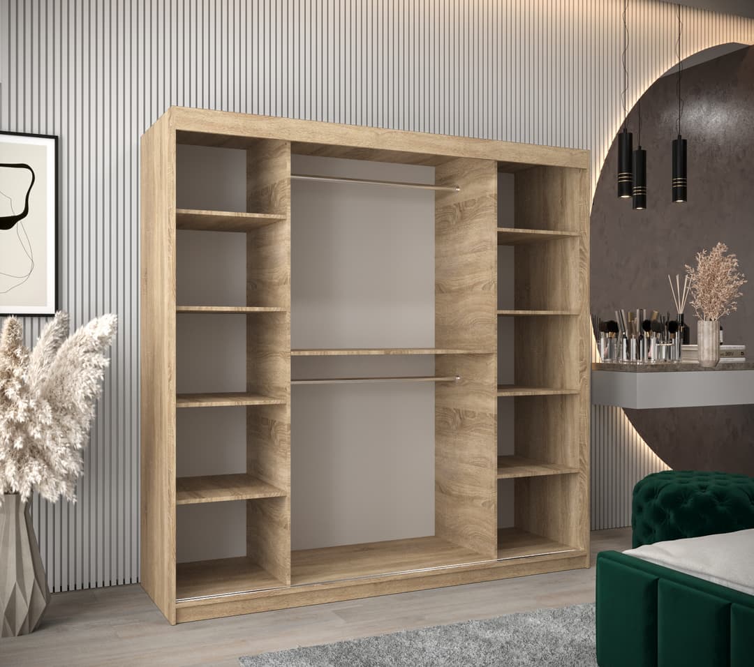 Uppsala V2 Sliding Door Wardrobe 200cm