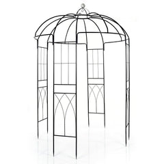 203 x 203 x 296 cm Birdcage Shape Metal Gazebo Pergola