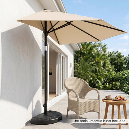 20kg Water & Sand Fillable Umbrella Stand with Pattern