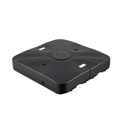 210 KG Outdoor Cantilever Umbrella Base with Wheels-Black
