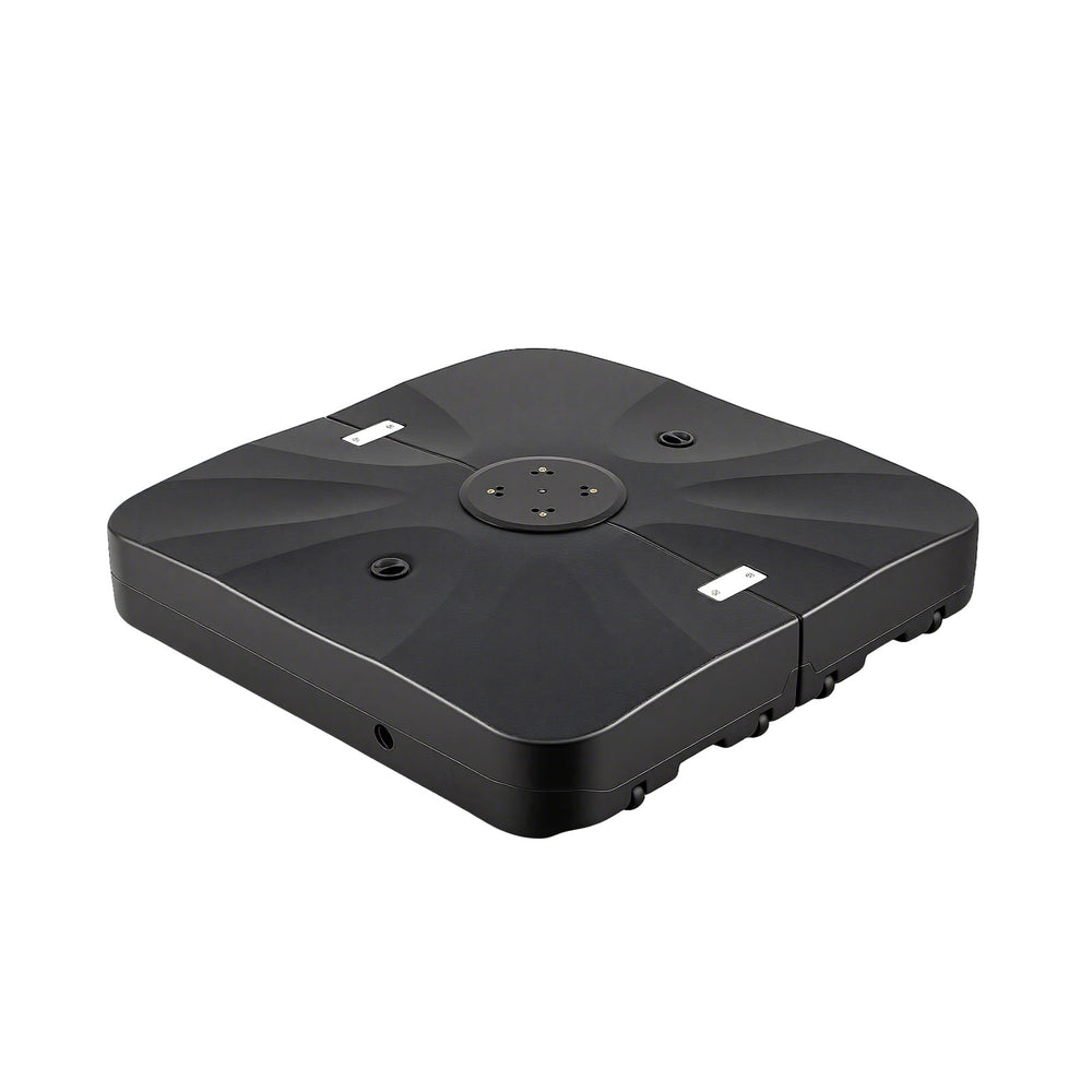 210 KG Outdoor Cantilever Umbrella Base with Wheels-Black