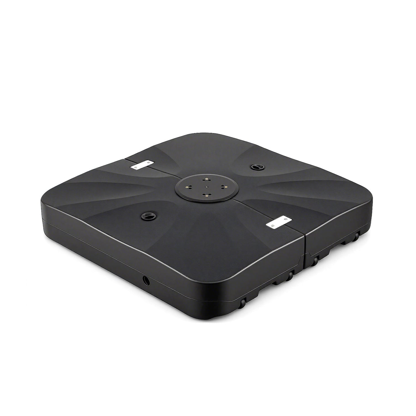 210 KG Outdoor Cantilever Umbrella Base with Wheels-Black