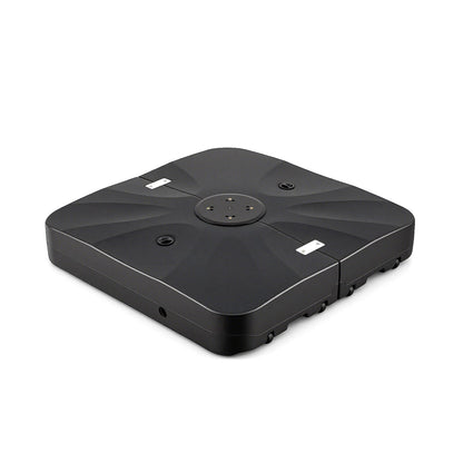 210 KG Outdoor Cantilever Umbrella Base with Wheels-Black