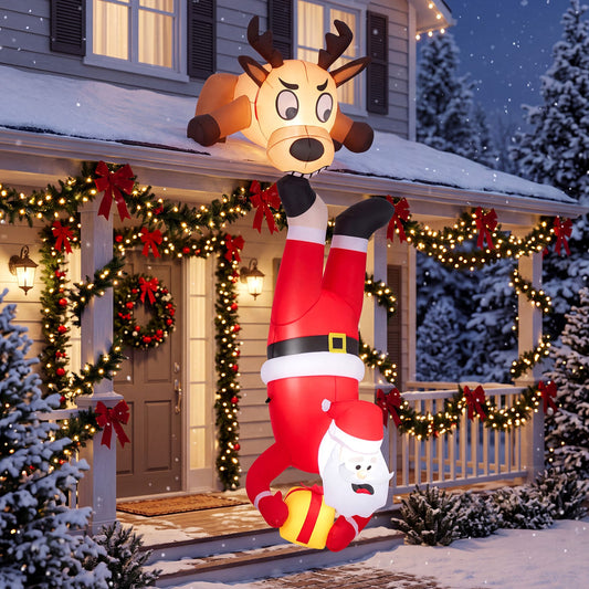 240 CM Inflatable Roof Hanging Christmas Indoor Outdoor Decoration