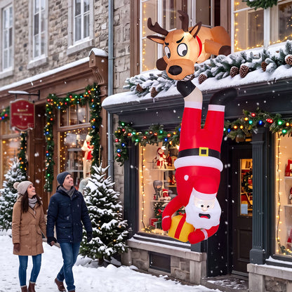 240 CM Inflatable Roof Hanging Christmas Indoor Outdoor Decoration