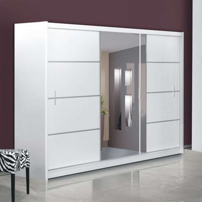 VISTA 250cm Sliding Door Wardrobe Black