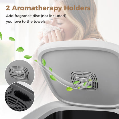 25L Towel Warmer Bucket Electric Hot Towel Bucket-White