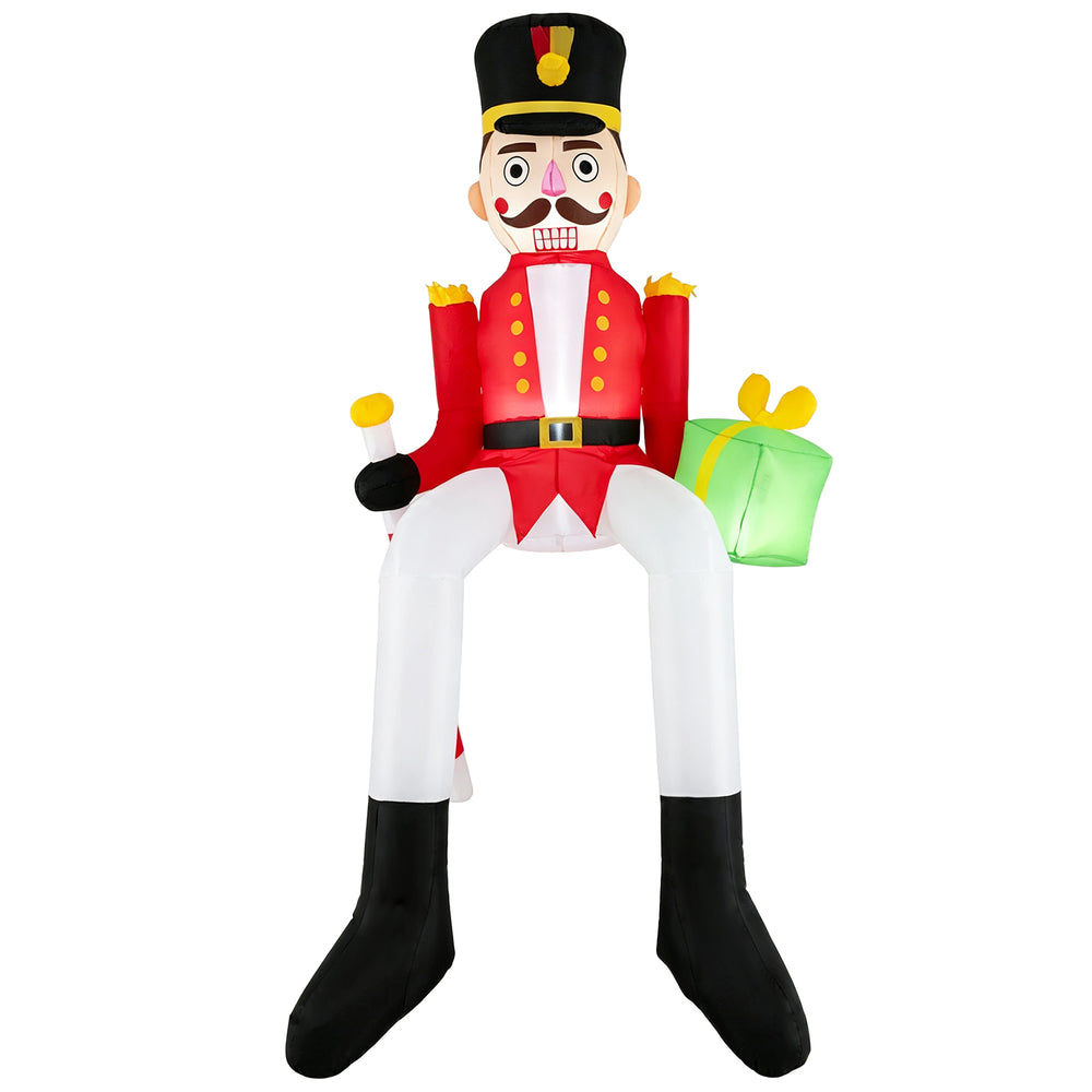 265 cm Inflatable Christmas Hanging Decoration with Built-in LED Lights