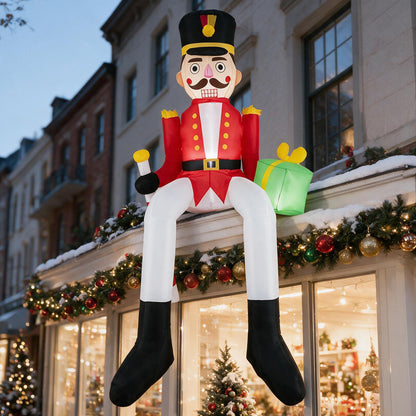 265 cm Inflatable Christmas Hanging Decoration with Built-in LED Lights