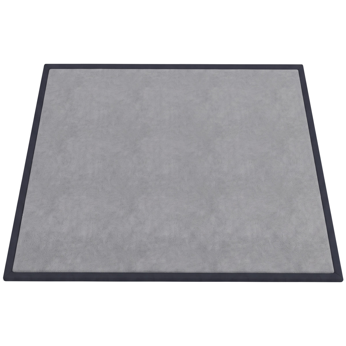 AIYAPLAY Baby Play Mat, 3CM Thick Foam Playmat Rug, Soft Flannel, Non-Slip, Water Resistant, Easy Care, 127 x 127 cm, Dark Grey