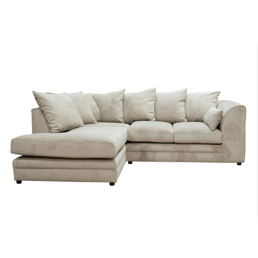 Casper Corner Sofa Grey, Beige