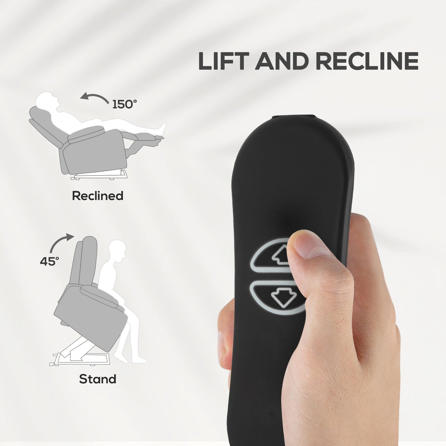 HOMCOM Velvet-Feel Electric Riser Recliner Chair - Grey