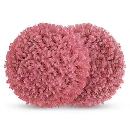 2 Pieces Artificial Plant Topiary Balls with 7 Layers Leaves