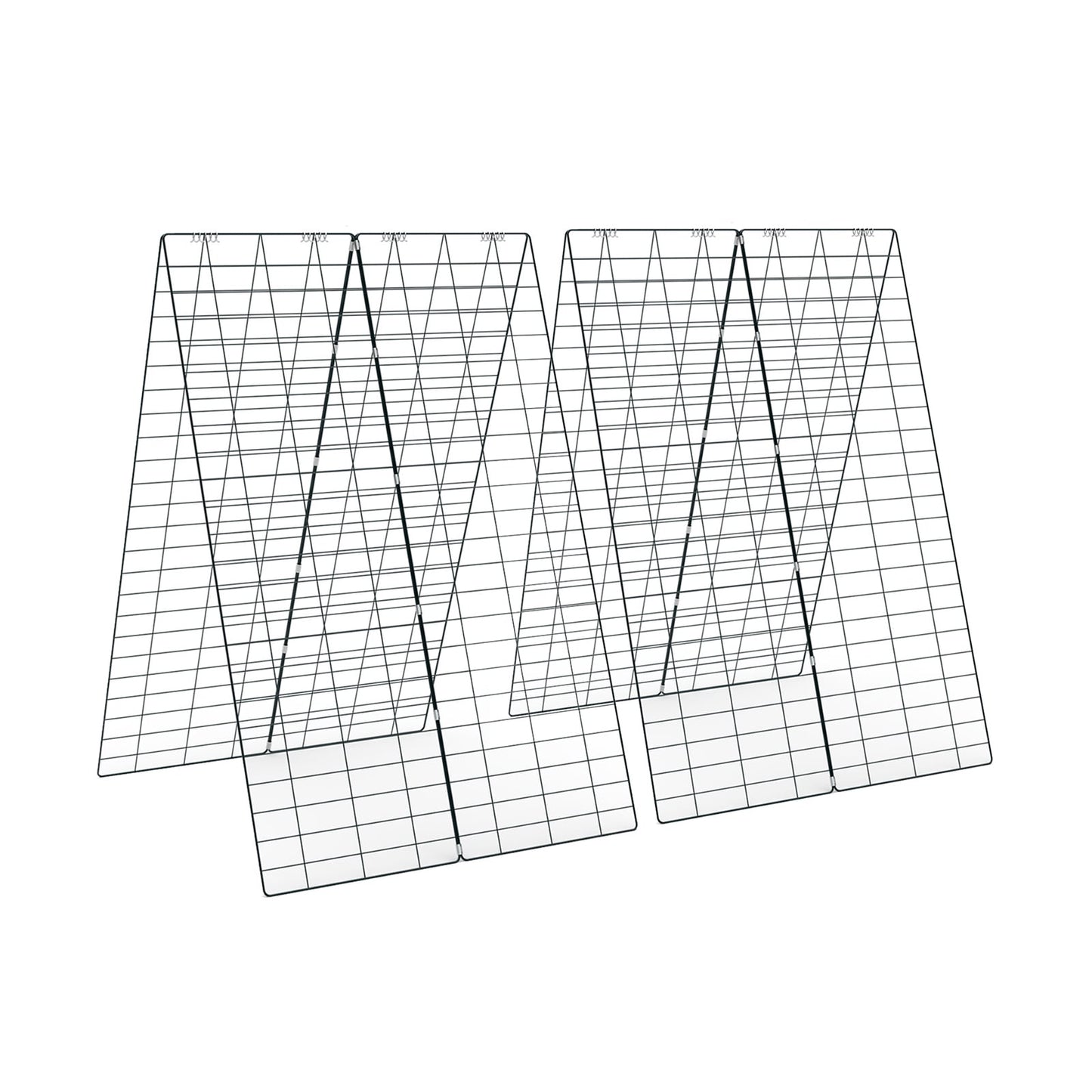 2-Pack Garden Cucumber Trellis with Accessories-Green