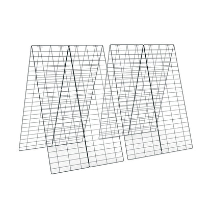 2-Pack Garden Cucumber Trellis with Accessories-Green