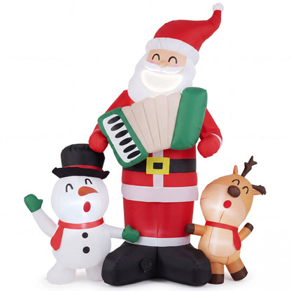 3-Pack 8 FT Inflatable Christmas Decorations for Holiday Decor Outdoor