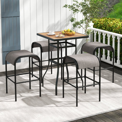 3-Piece Patio Dining Set for Lawn Yard Poolside Garden